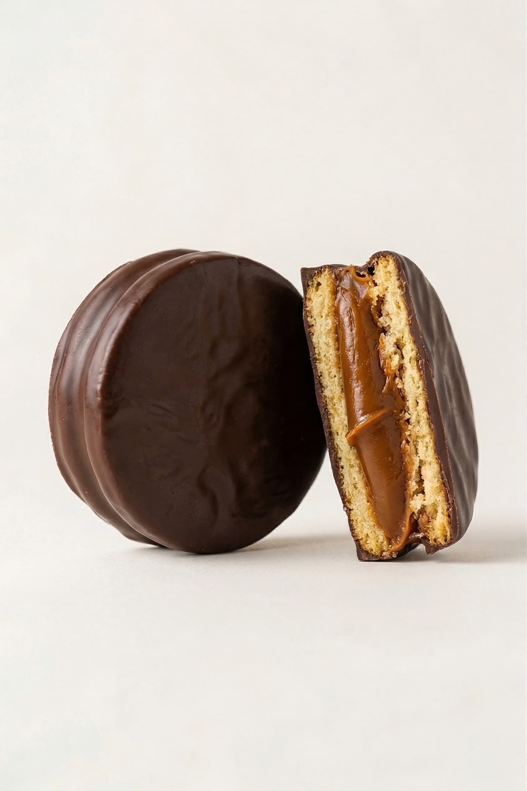 Alfajor de Dulce de Leche con baño chocolate